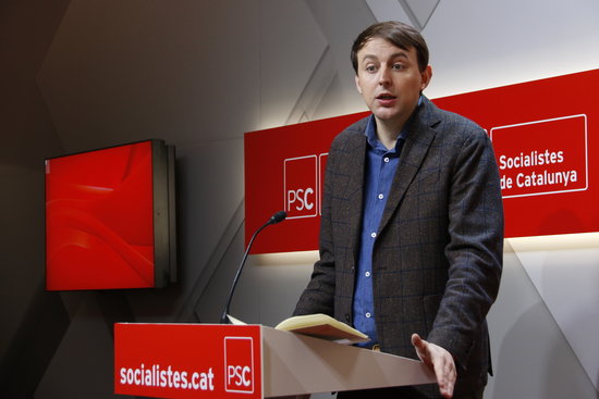Socialists MEP Javi López on January 11 2019 (by Guillem Roset)